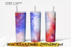 American Flag tumbler,20 oz skinny tumbler sublimation Product Image 1