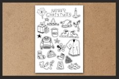 Merry Christmas stickers sheet Product Image 3