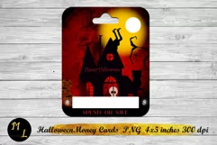 Halloween Money Cards png design,Money Holder Printable Product Image 2