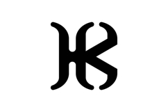 HK logo design Product Image 1