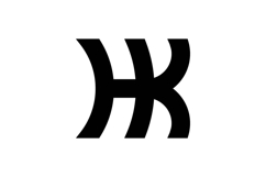HK logo design Product Image 1
