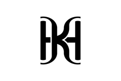HK KH logo design Product Image 1