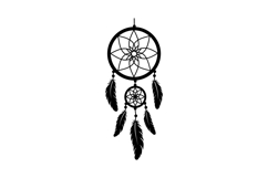 Intricate dreamcatcher design featuring two circular pattern Product Image 1