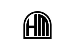 HM logo design Product Image 1