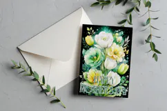 Mother's Day Card, Watercolor Floral Printable Card, c10 Product Image 2