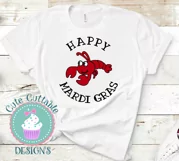 Happy Mardi Gras Svg, Cajun Boil svg, Mardi Gras Crawfish Product Image 2