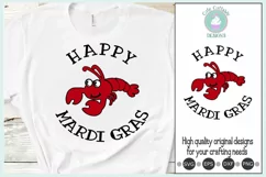 Happy Mardi Gras Svg, Cajun Boil svg, Mardi Gras Crawfish Product Image 1
