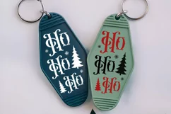 Ho Ho Ho SVG , Christmas Motel Keychain SVG Design Product Image 3