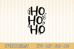 Ho ho ho SVG cut file Product Image 2
