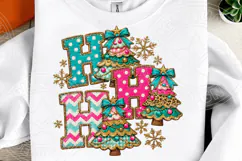 Ho Ho Ho Christmas Tree PNG Product Image 2