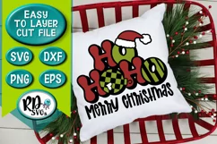 Ho Ho Ho Merry Christmas - A Retro Cricut Cut File