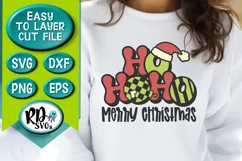 Ho Ho Ho Merry Christmas - A Retro Cricut Cut File
