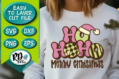 Ho Ho Ho Merry Christmas - A Retro Cricut Cut File