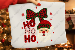 Ho Ho Ho Png, Crochet Christmas PNG Product Image 1