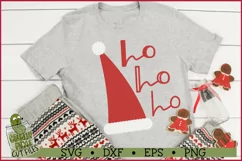 Santa Claus Ho Ho Ho Hat Christmas SVG File Product Image 3