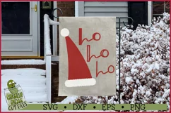 Santa Claus Ho Ho Ho Hat Christmas SVG File Product Image 1