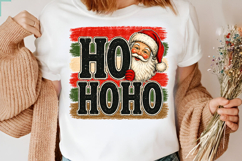 Ho Ho Ho Santa PNG, Vintage Christmas Santa PNG Product Image 2