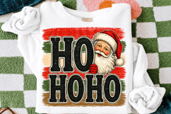 Ho Ho Ho Santa PNG, Vintage Christmas Santa PNG Product Image 3