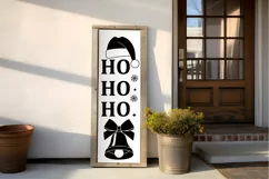 Ho Ho Ho SVG , Christmas Porch Sign SVG Design Product Image 2