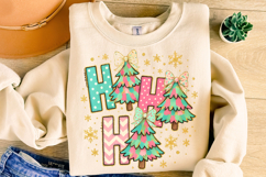 Ho Ho Ho PNG, Christmas Tree PNG, Merry Christmas PNG, Xmas Product Image 5
