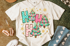 Ho Ho Ho PNG, Christmas Tree PNG, Merry Christmas PNG, Xmas Product Image 6