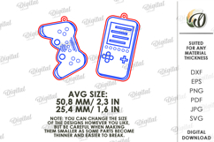 Hobby Drop Earrings Laser Cut . Wooden Earrings SVG Product Image 2
