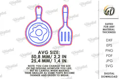 Hobby Drop Earrings Laser Cut . Wooden Earrings SVG Product Image 2