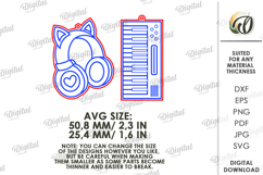 Hobby Drop Earrings Laser Cut . Wooden Earrings SVG Product Image 2
