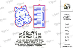 Hobby Drop Earrings Laser Cut . Wooden Earrings SVG Product Image 2