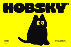 Hobsky - Bold Font Product Image 1