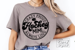 Crazy Proud Always Loud Hockey Mimi Shirt SVG PNG Product Image 3