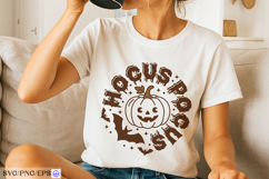 Hocus Pocus Halloween SVG PNG T-shirt Design Product Image 2