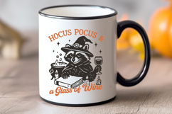 Hocus Pocus and a Glass of Wine SVG PNG, Funny Halloween Product Image 2