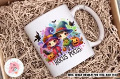 Hocus Pocus Mug Wrap Sublimation Designs, 3d Mug, Garden Png