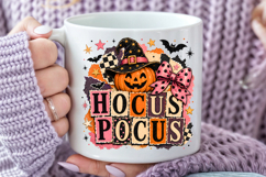 Hocus Pocus Halloween Sublimation, Witch Hat Pumpkin PNG Product Image 4