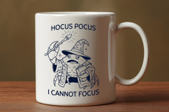 Funny Crab Wizard SVG for ADHD Awareness - I Cannot Focus Product Image 2