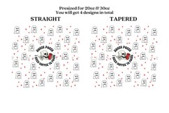 Bundle 6 Halloween Skinny Tumbler Sublimation Wrap SVG Product Image 5