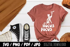 Hocus Pocus PNG SVG / Funny Halloween shirt / Digital Product Image 2