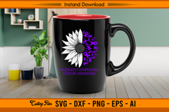 Sunflower Hodgkin’s Lymphoma Awareness SVG Product Image 3