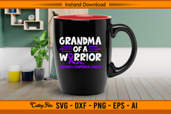 Grandma of a Warrior Hodgkin’s Lymphoma Cancer SVG Product Image 3