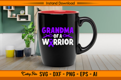 Grandma of a Warrior Hodgkin’s Lymphoma SVG Product Image 3