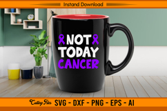 Not Today Cancer Hodgkin’s Lymphoma Awareness SVG Product Image 3