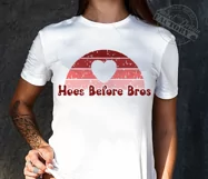 Hoes before bros SVG, Valentines sublimation design Product Image 4