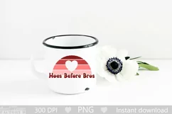 Hoes before bros SVG, Valentines sublimation design Product Image 3