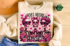 Hoes Before Valentine PNG, Skeleton Valentine PNG, Valentine Product Image 3