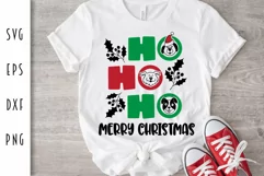 Christmas Dog SVG - Ho Ho Ho Merry Christmas Dogs Cut File Product Image 2