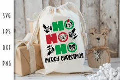 Christmas Dog SVG - Ho Ho Ho Merry Christmas Dogs Cut File Product Image 3