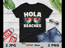 Hola Beaches Png, Vacation Png, Beach Png, Summer Png Product Image 2