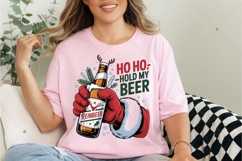 Hold My Beer PNG, Christmas PNG, Funny Christmas Shirt Product Image 4