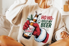 Hold My Beer PNG, Christmas PNG, Funny Christmas Shirt Product Image 6